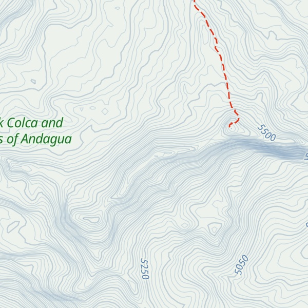 Map of Nevado Mismi