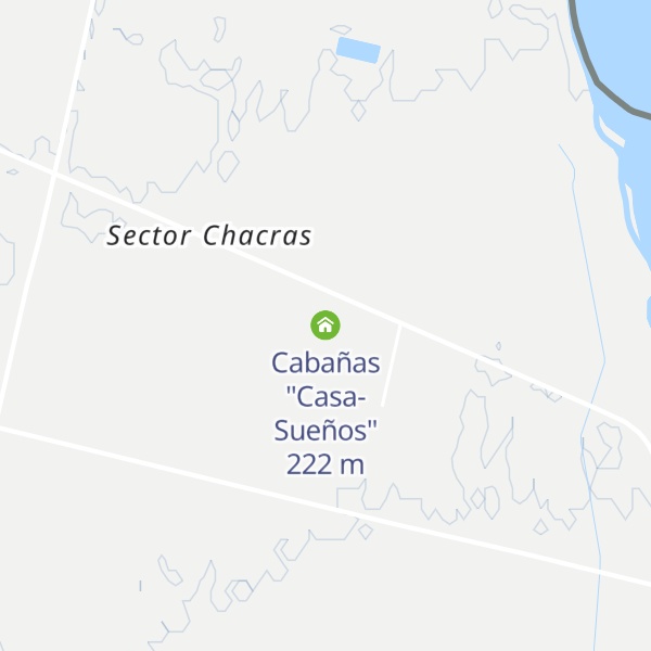 Map of Cabañas "Casa-Sueños"
