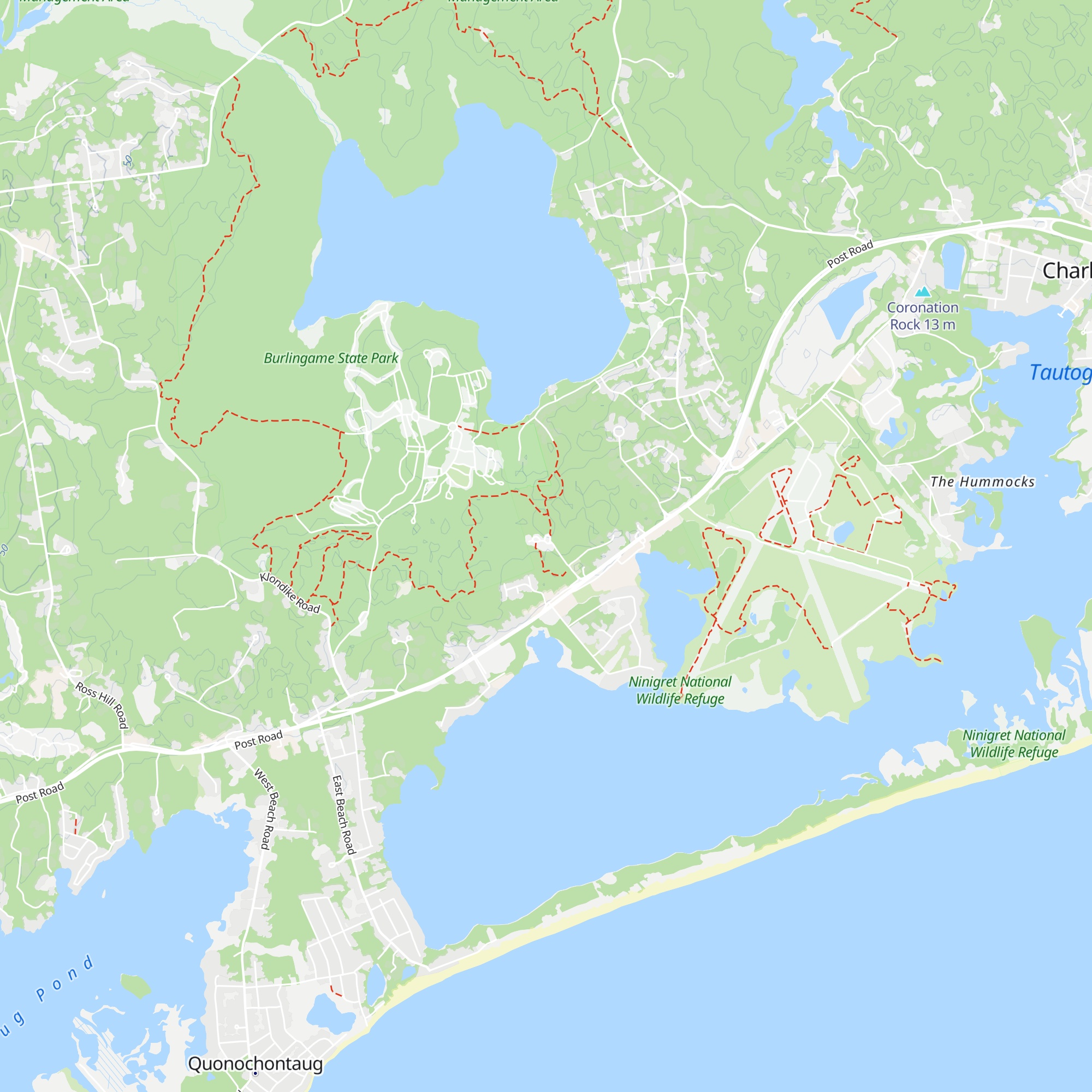 Kettle Pond Visitors Center map