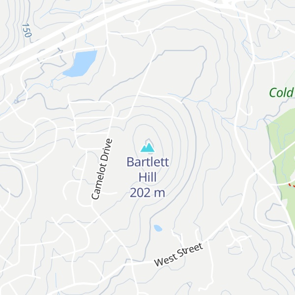 Map of Bartlett Hill