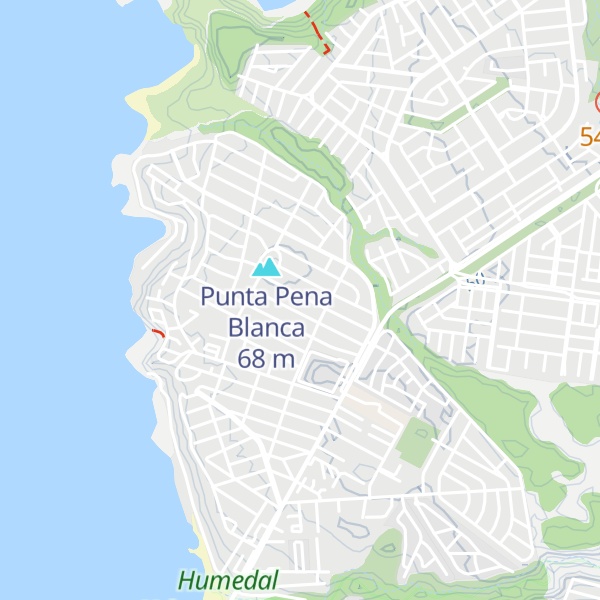 Map of Cabañas Santa Bárbara