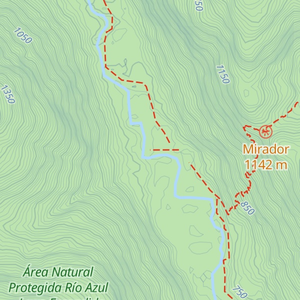 Map of REFUGIO LOS MAÑÍOS