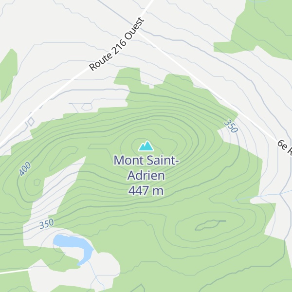 Map of Mont Saint-Adrien