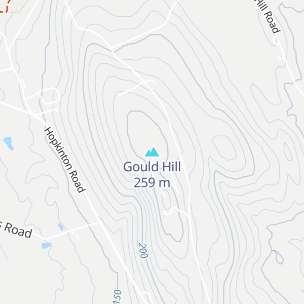 Map of Gould Hill