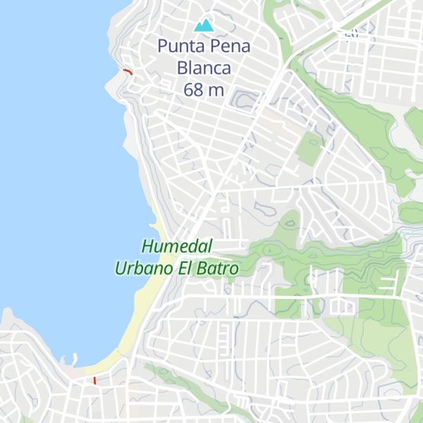 Map of Cabañas El Mirador del Trauco