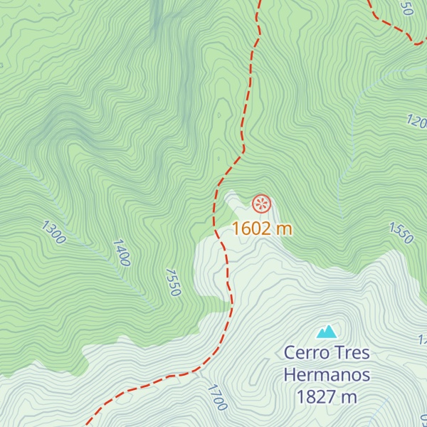 Map of Refugio José Diem (Acceso sólo con llave)