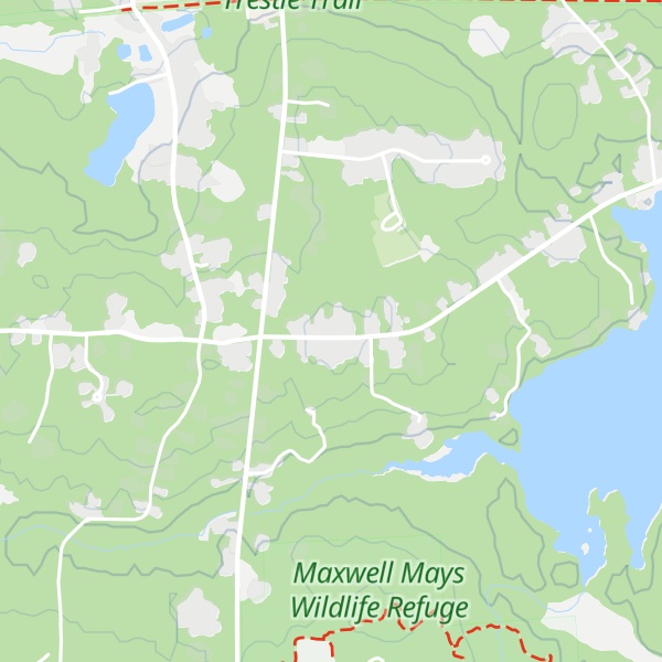 Map of Weeks Hill