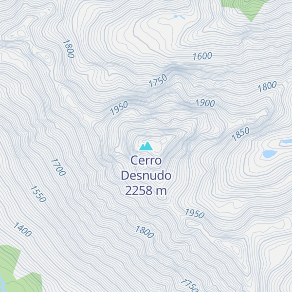Map of Cerro Desnudo