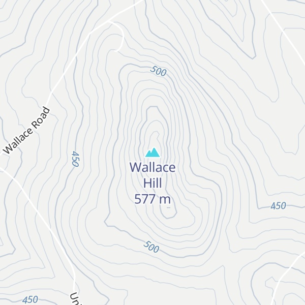 Map of Wallace Hill