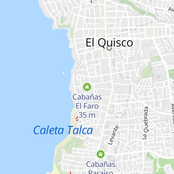 Map of Cabañas El Faro