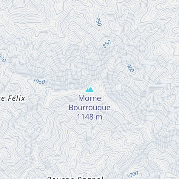 Map of Morne Bourrouque
