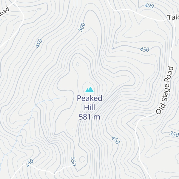 Map of Peaked Hill