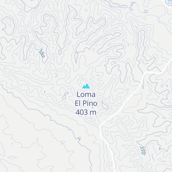 Map of Loma El Pino