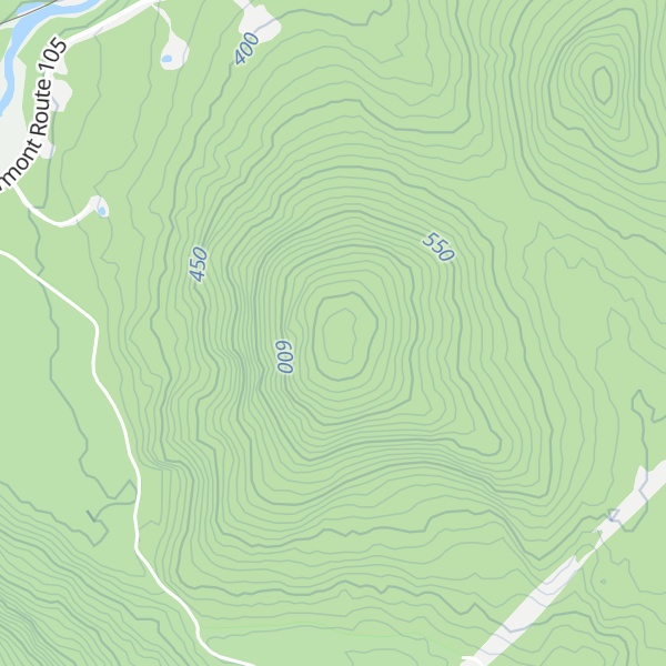 Map of North Notch Mountain