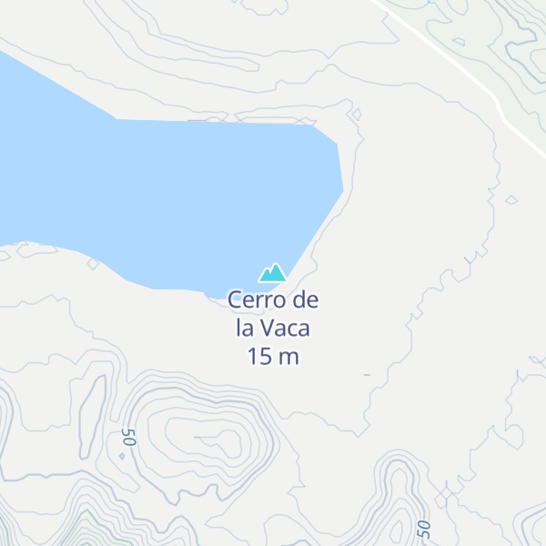 Map of Cerro de la Vaca
