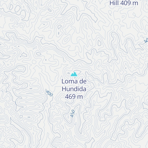 Map of Loma de Hundida