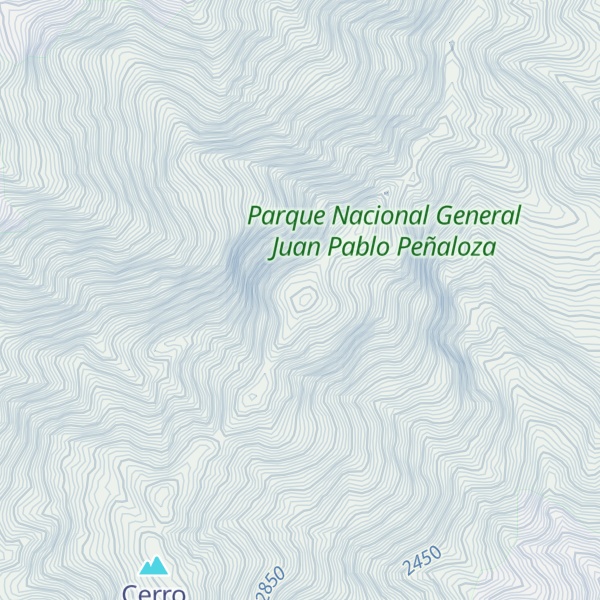 Map of Topo El Rincón