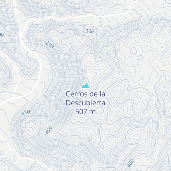 Map of Cerros de la Descubierta