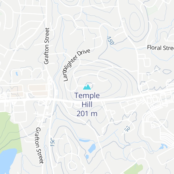 Map of Temple Hill