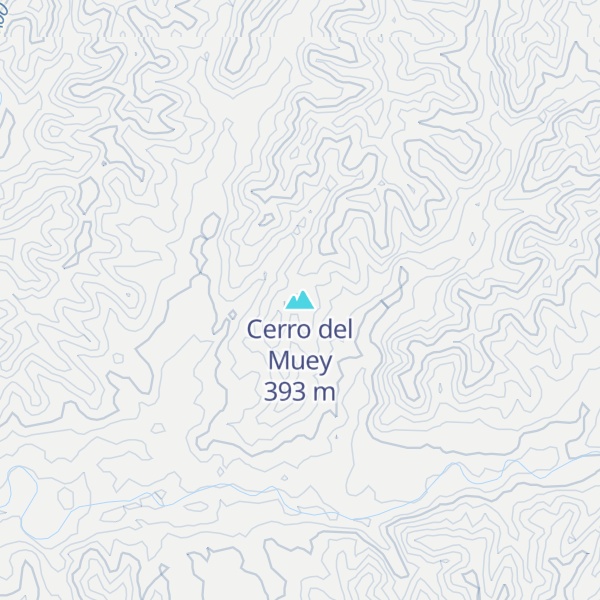Map of Cerro del Muey