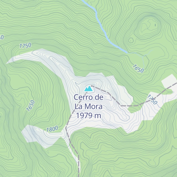 Map of Cerro de La Mora