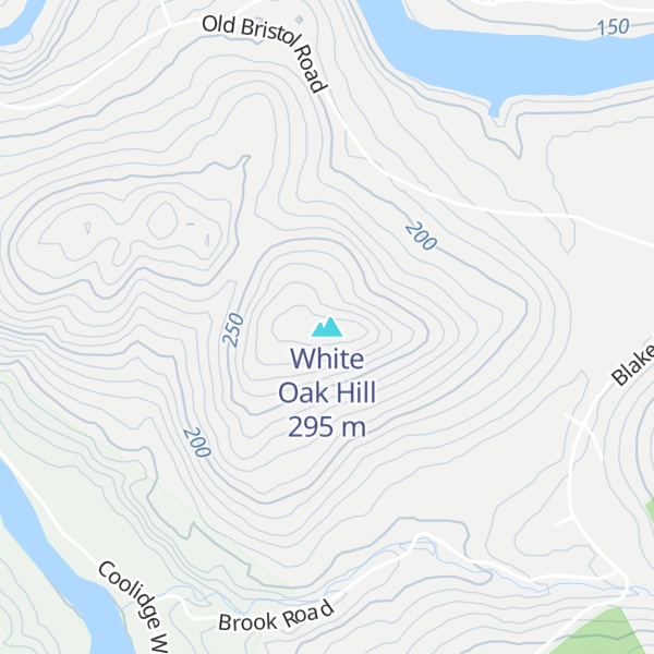 Map of White Oak Hill