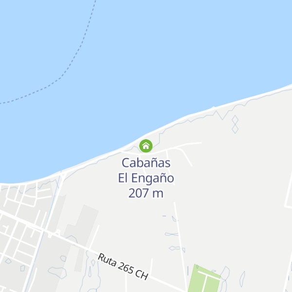 Map of Cabañas El Engaño
