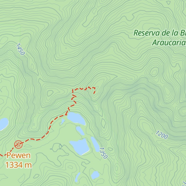 Map of Mirador del Cañi