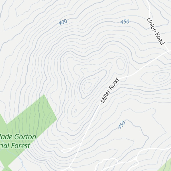 Map of Beede Mountain