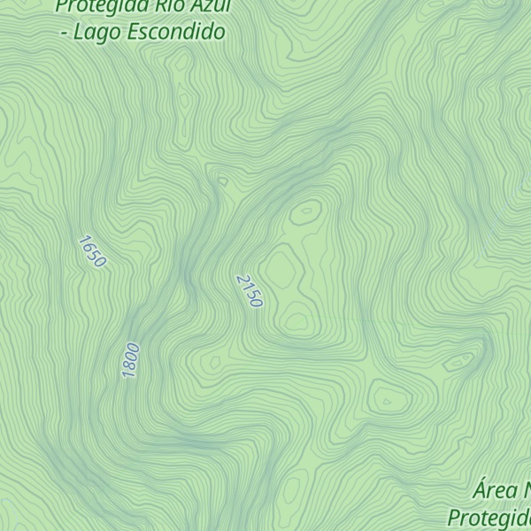 Map of Cerro Ventisquero