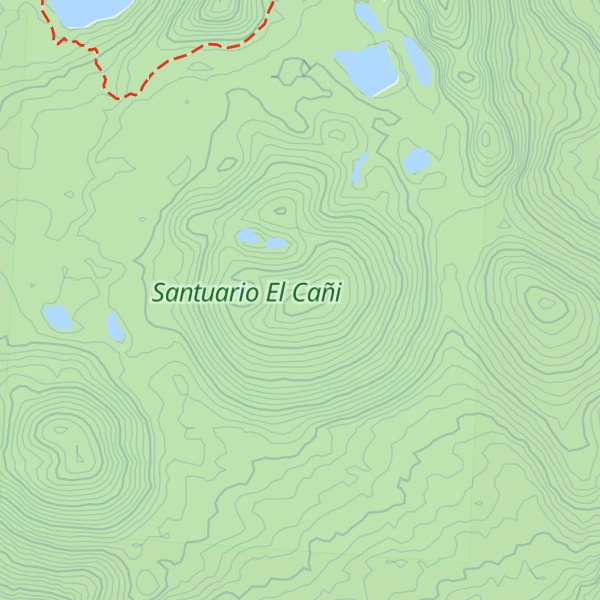 Map of Cerro Redondo