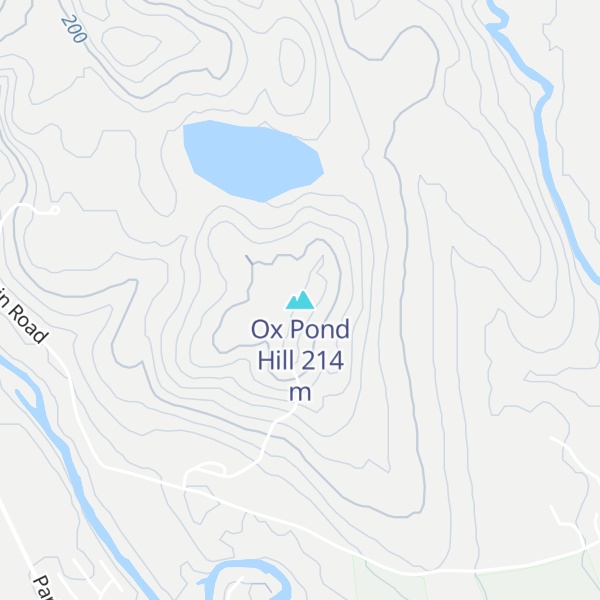 Map of Ox Pond Hill