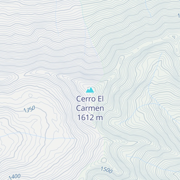 Map of Cerro El Carmen