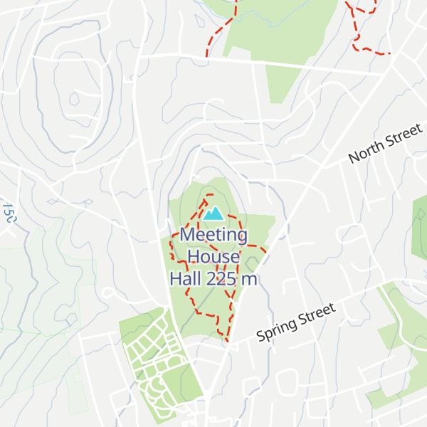 Map of Meeting House Hall