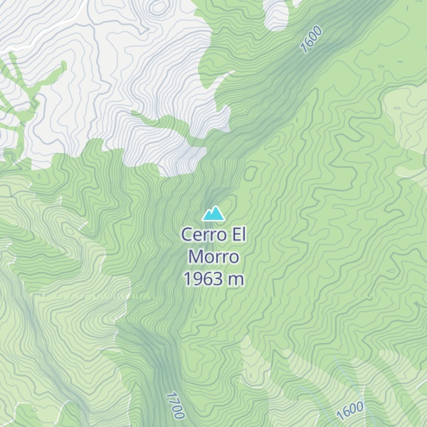 Map of Cerro El Morro