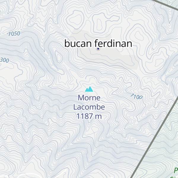 Map of Morne Lacombe