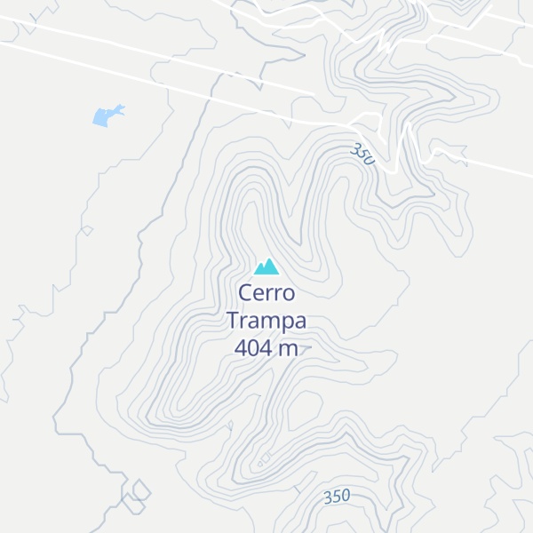 Map of Cerro Trampa