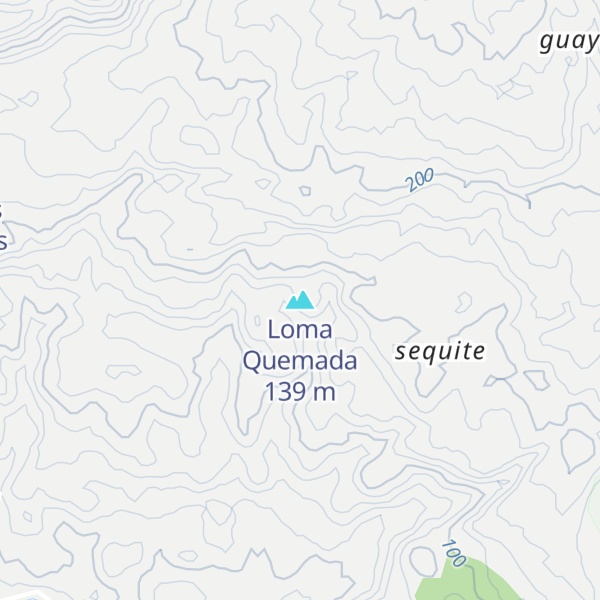 Map of Loma Quemada