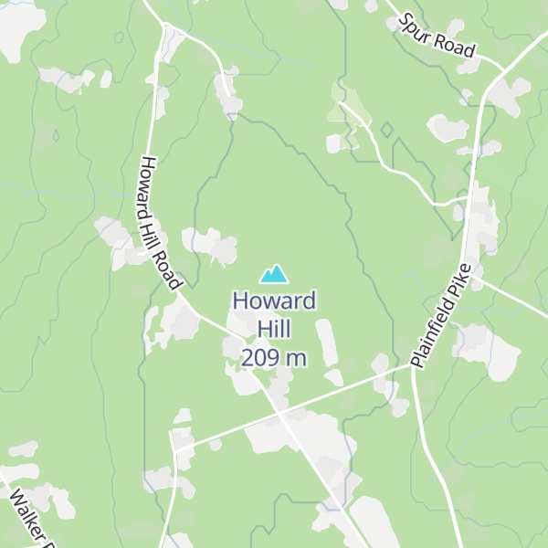 Map of Howard Hill
