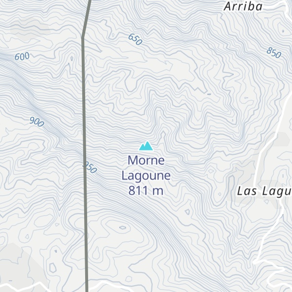 Map of Morne Lagoune