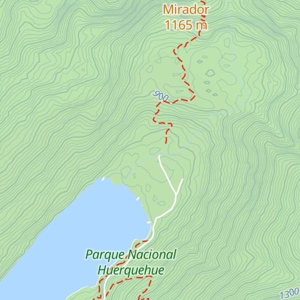 Map of Refugio Tinquilco