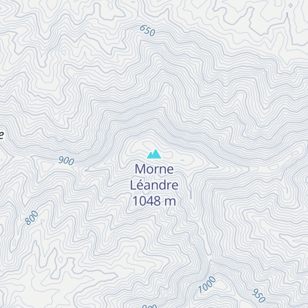 Map of Morne Léandre