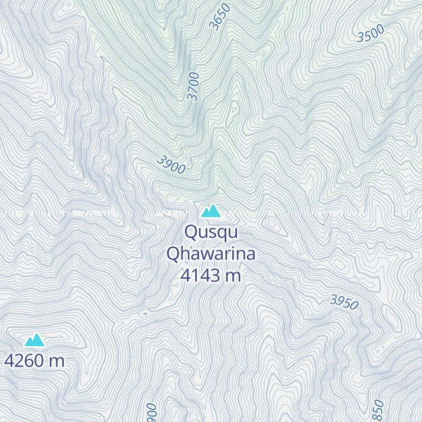 Map of Qusqu Qhawarina