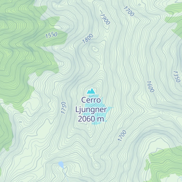 Map of Cerro Ljungner