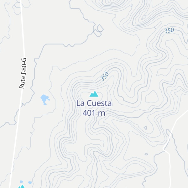 Map of La Cuesta