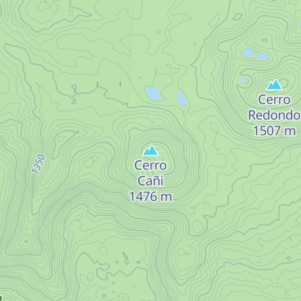 Map of Cerro Cañi