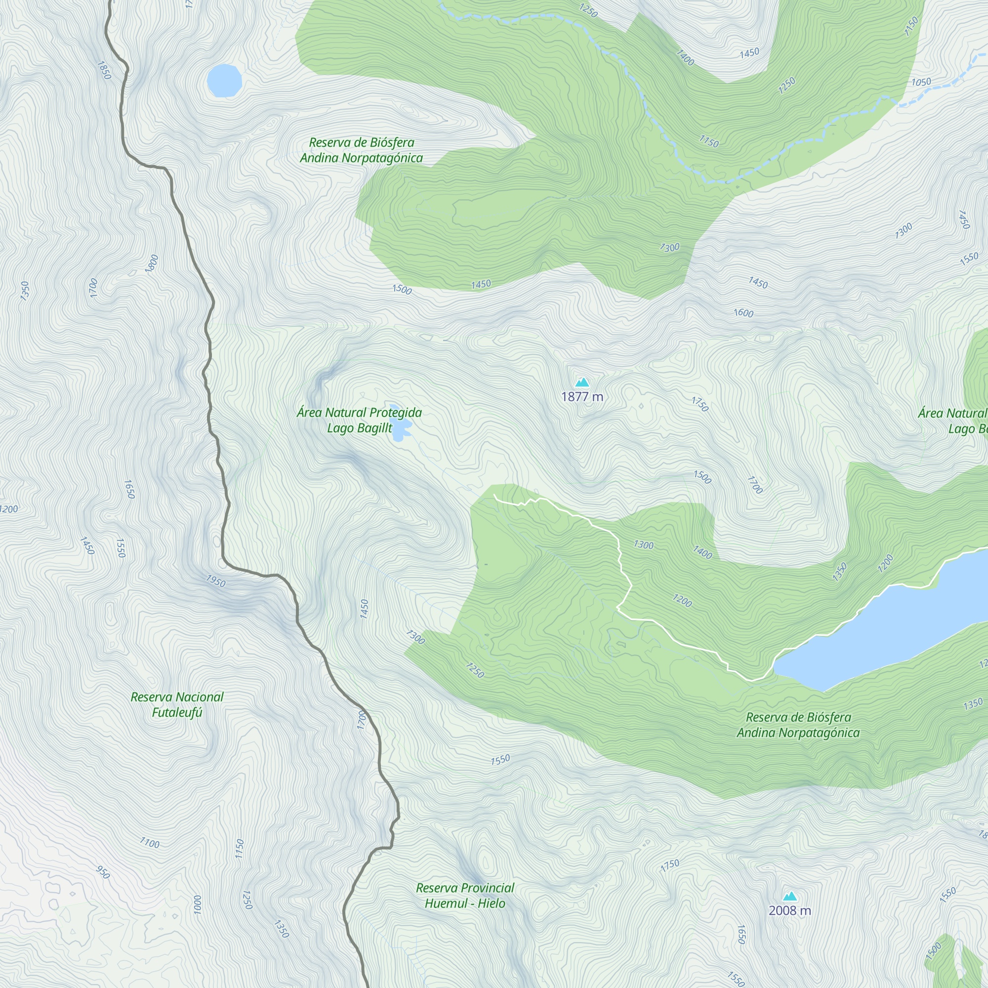 Refugio del Cerro Cónico (Joaquín Hardt) map