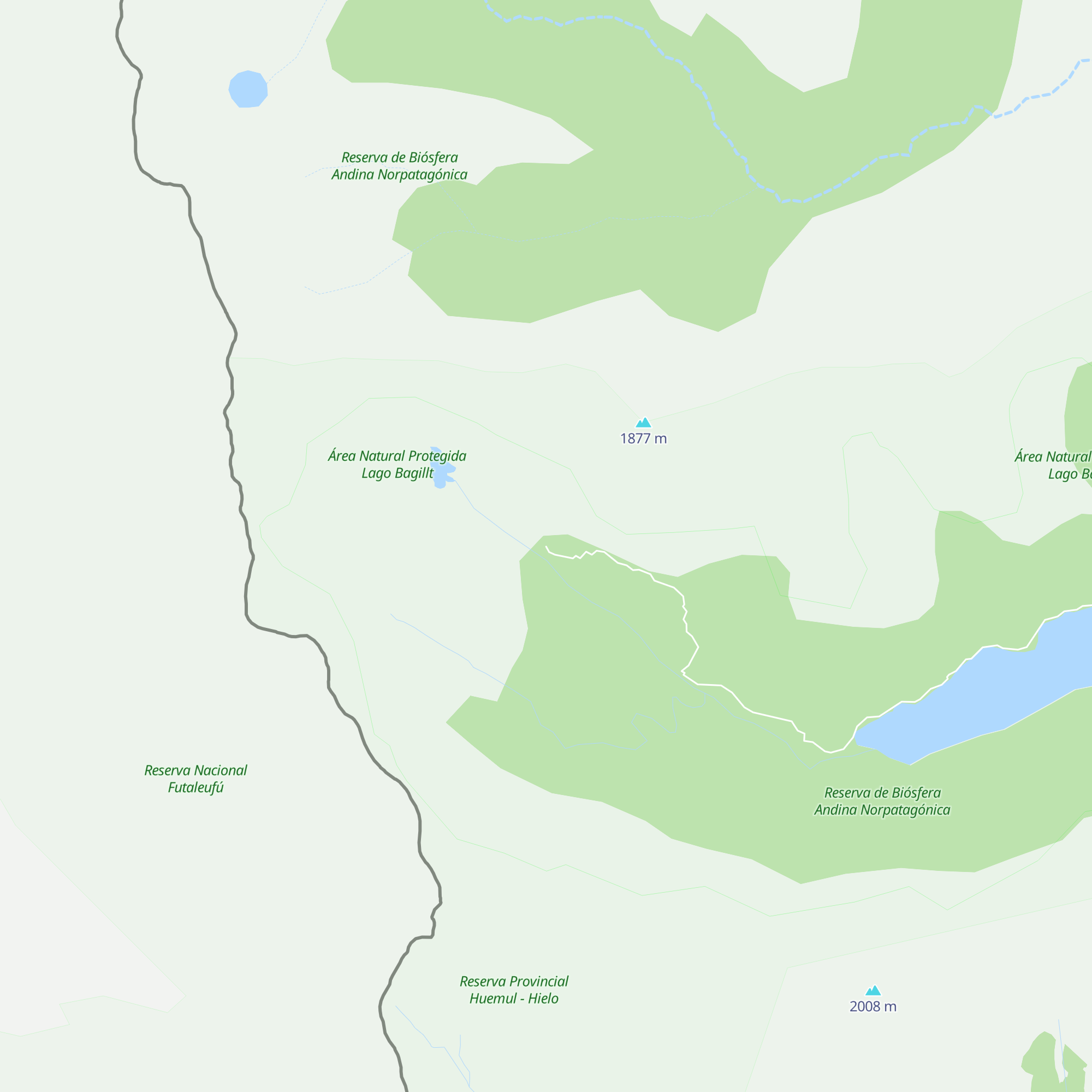 Refugio del Cerro Cónico (Joaquín Hardt) map