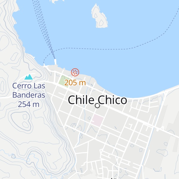 Map of Cabañas El Estero