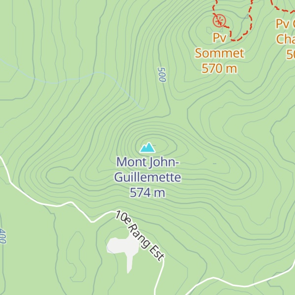 Map of Mont John-Guillemette